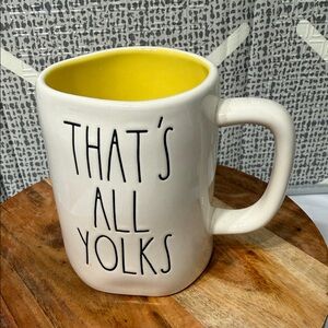 Rae Dunn THAT’S ALL YOLKS Easter mug